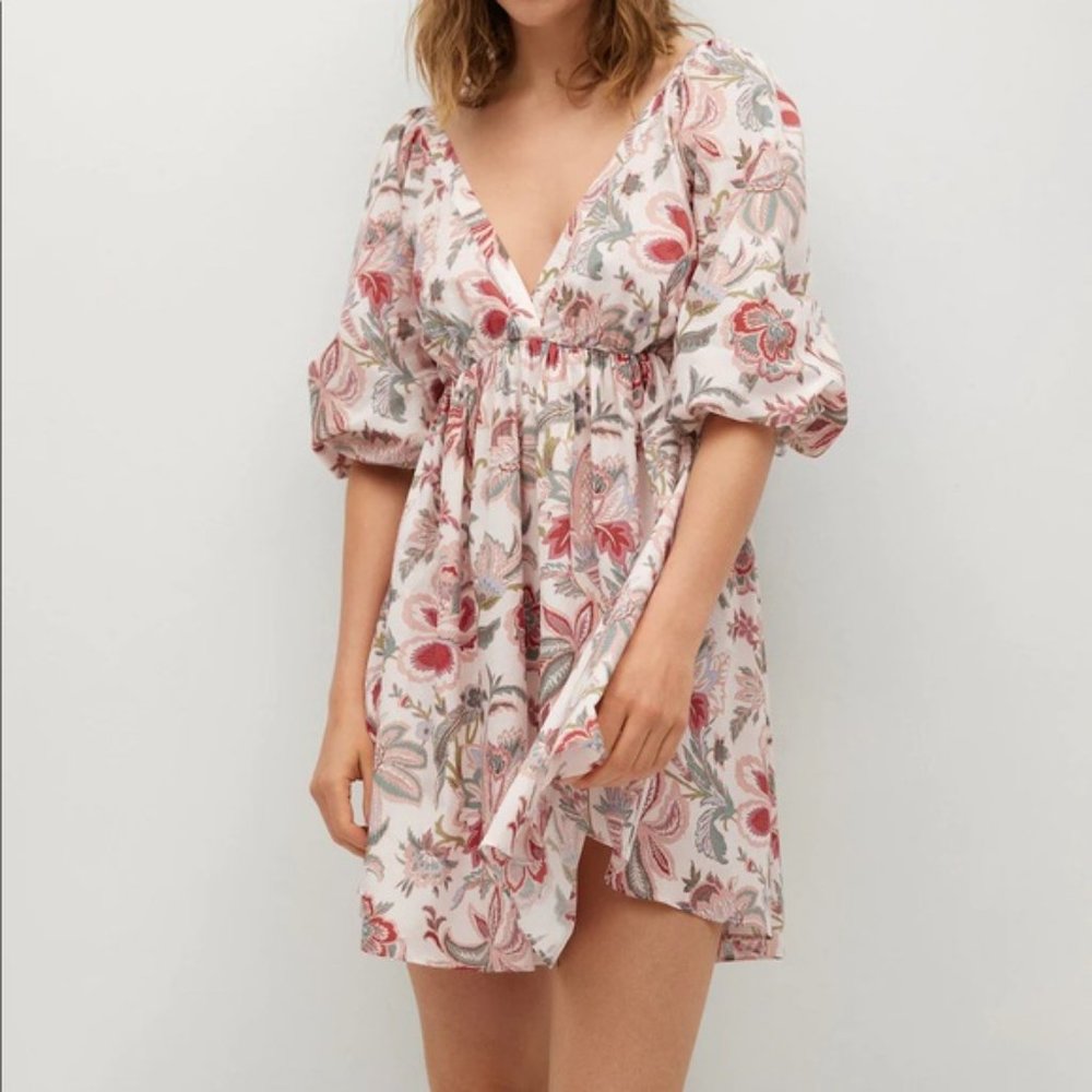 Chufy x Mango Boho Summer Dress | Size Small